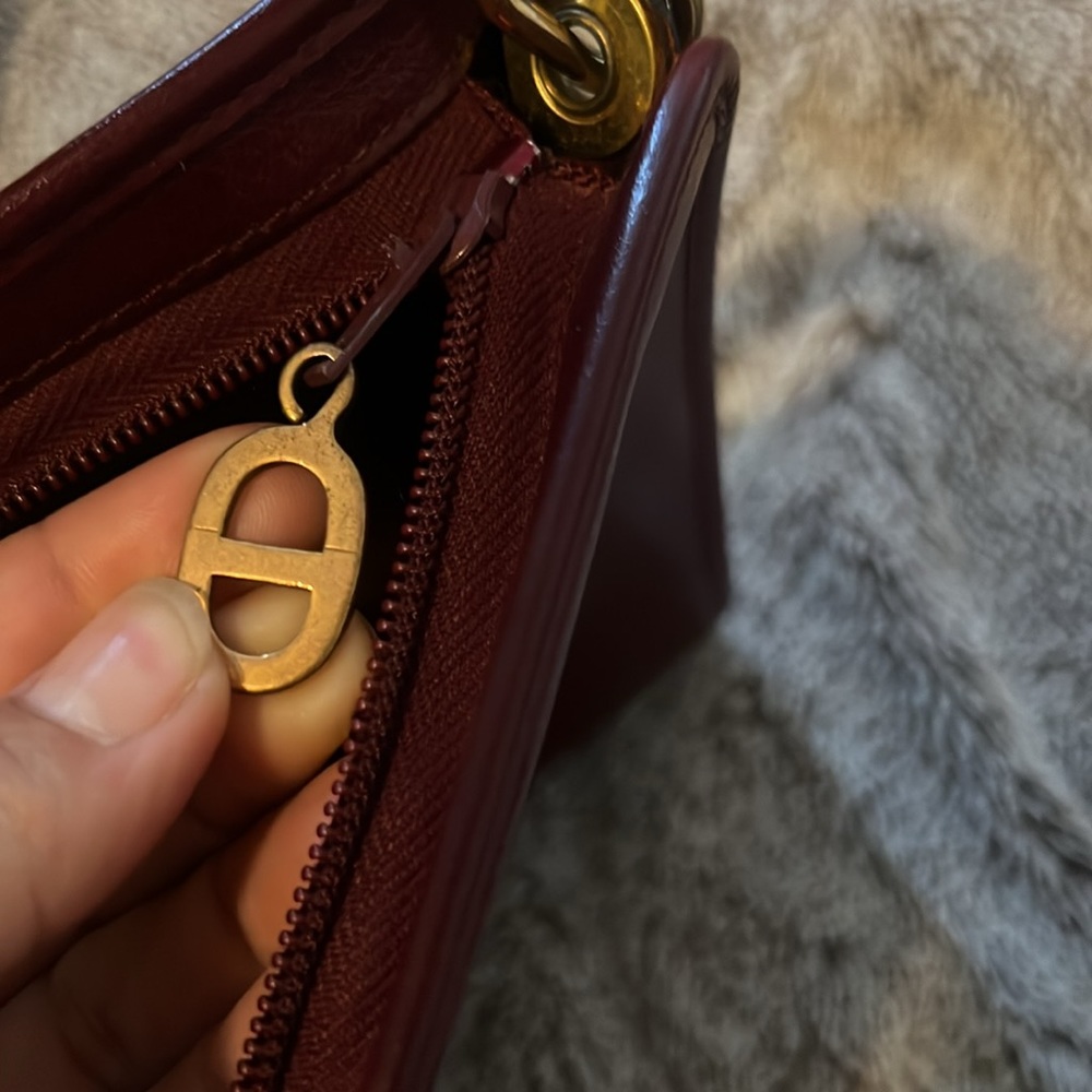 Dior vintage dark maroon cross body bag - Picture 8 of 13